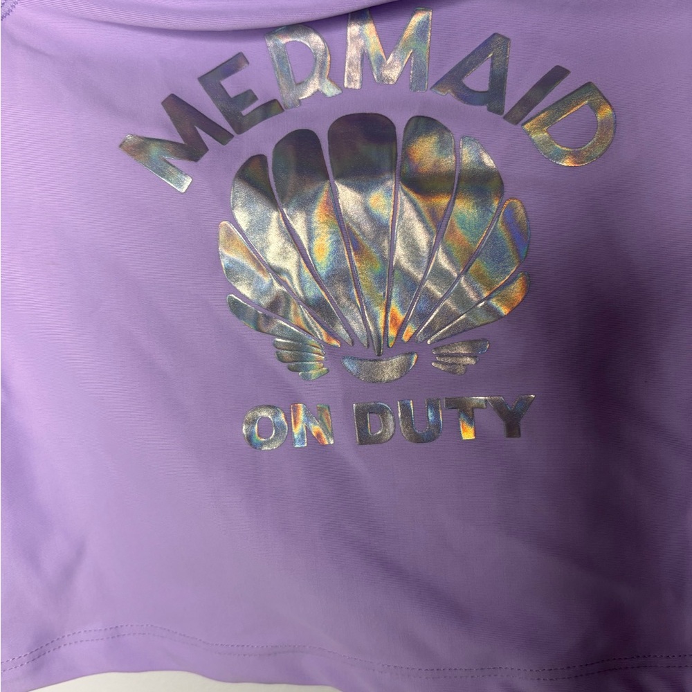 btween Mermaid Rashguard - Purple and Pink - Picture 3 of 4